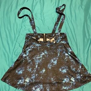 Galaxy overall dress
